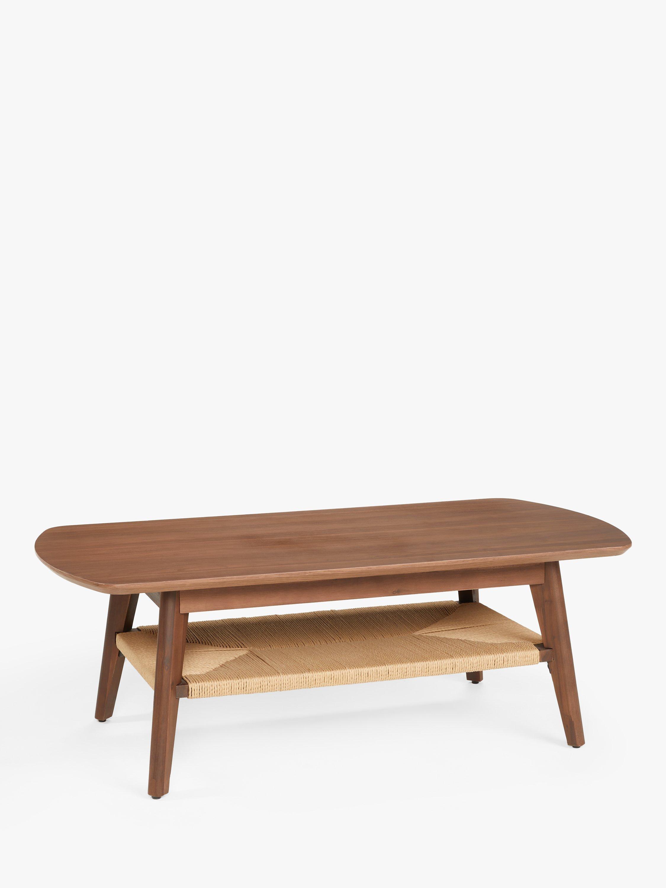 John Lewis Cord Coffee Table, Mid Brown
