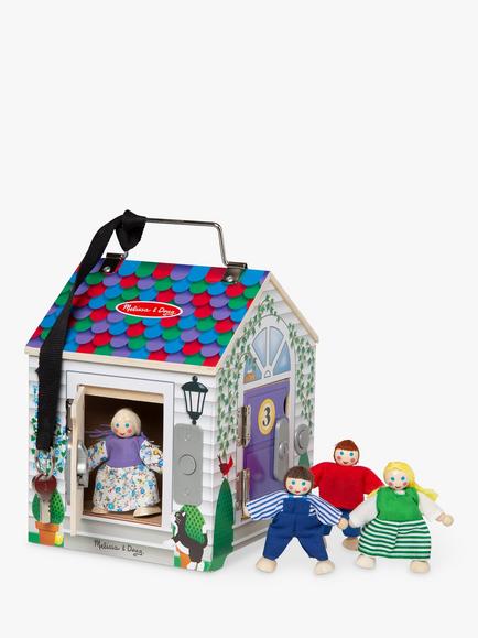 Melissa & Doug Wooden Doorbell House - view 2, 