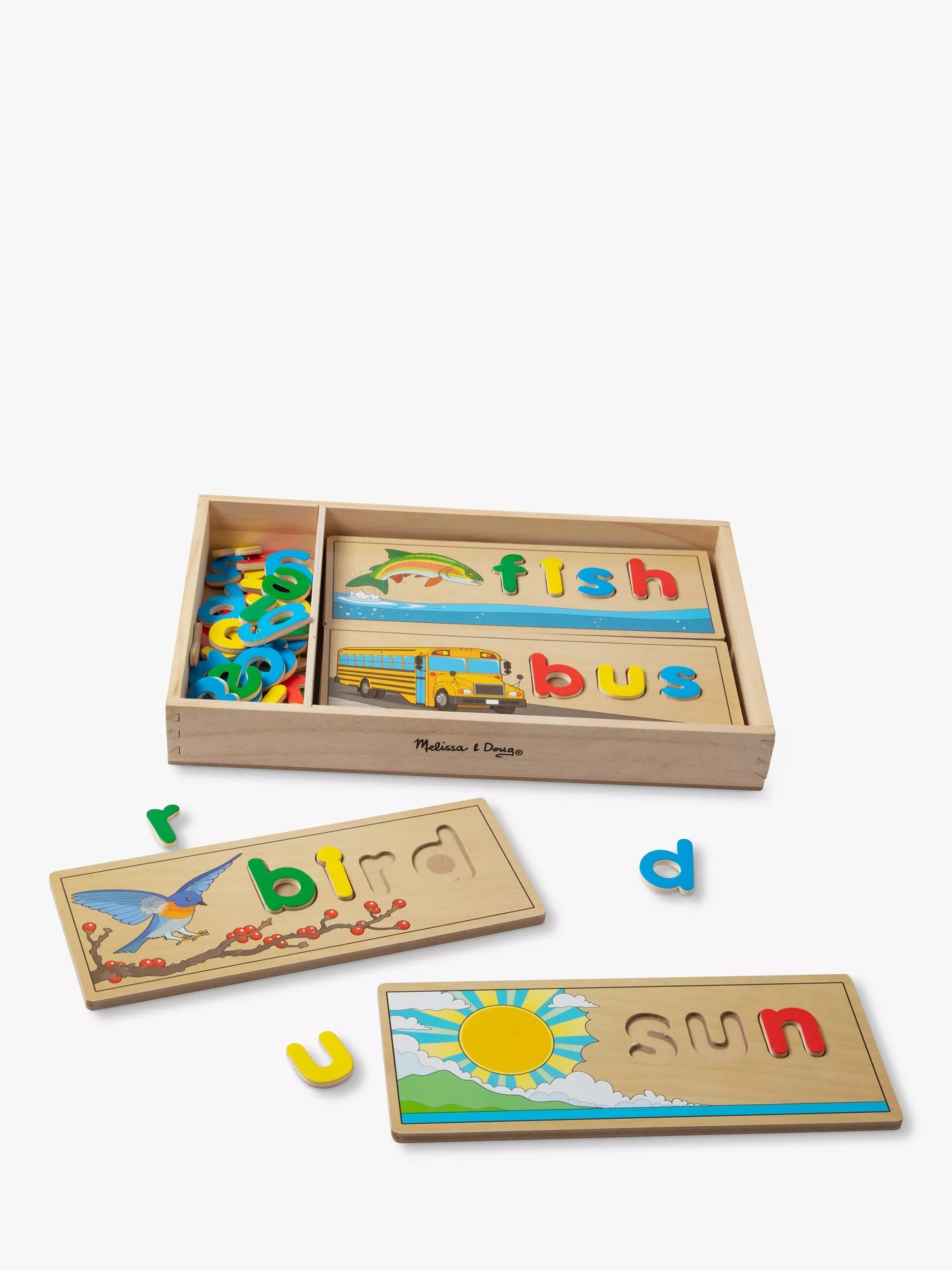 Melissa Doug See Spell Wooden Learning Toy