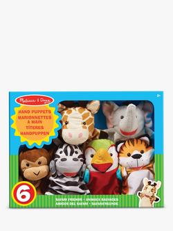 Melissa & Doug Safari Friends Hand Puppets - view 2, 