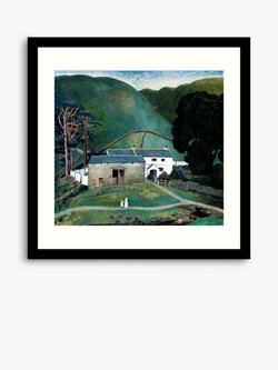 Tate + John Lewis Dora Carrington 'Farm at Watendlath' Wood Framed Print & Mount, 62 x 62cm, Green/Multi