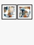 John Lewis Natasha Barnes 'Continuity' Abstract Framed Print & Mount, Set of 2, 61.5 x 61.5cm, Multi