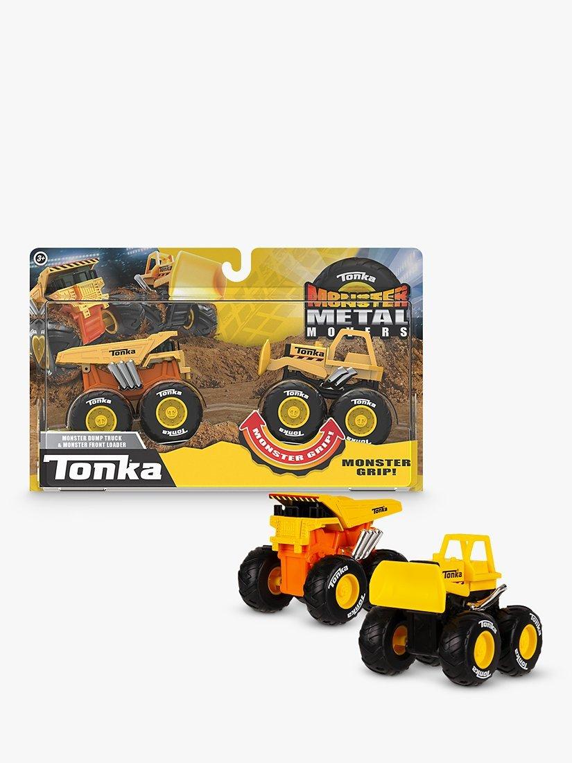 TONKA Monster Metal Movers Monster Dump Truck & Front Loader