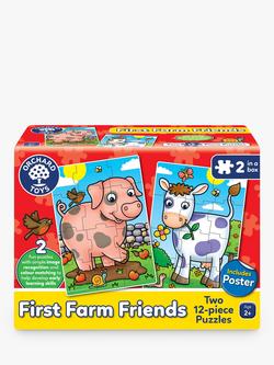 Orchard Toys First Farm Friends Jigsaw Puzzles, 24 Pieces, 