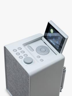 Pure Evoke Spot DAB+/FM/Internet Radio Wi-Fi Bluetooth Compact Hi-Fi System - view 2, Cotton White