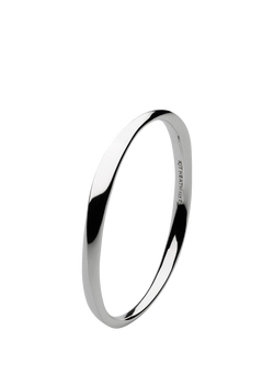 Kit Heath Bevel Cirque Bangle, Silver, Silver
