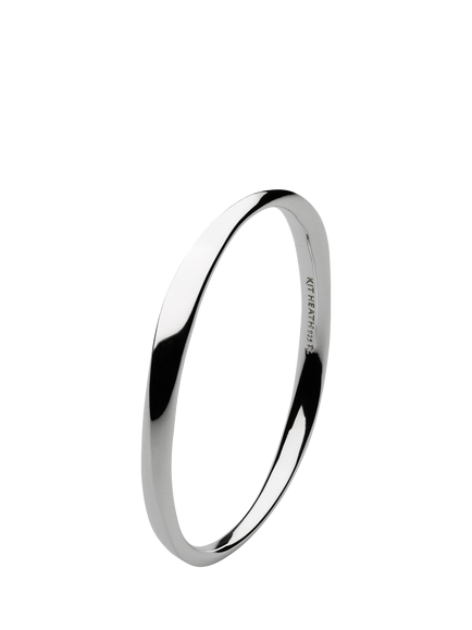 Kit Heath Bevel Cirque Bangle, Silver, Silver
