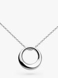 Kit Heath Bevel Cirque Pendant Necklace, Silver