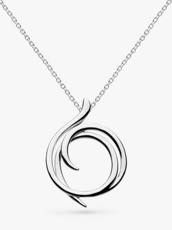 Kit Heath Entwine Helix Wrap Sterling Silver Pendant Necklace, Silver, Silver