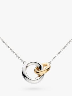 Kit Heath Bevel Cirque Link Chain Necklace, Silver/Gold