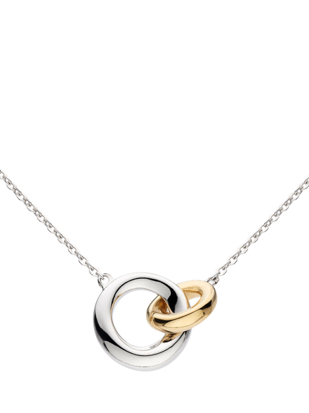 Kit Heath Bevel Cirque Link Chain Necklace, Silver/Gold