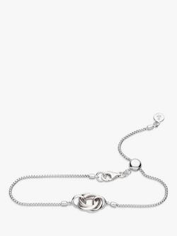 Kit Heath Bevel Trilogy Slider Bracelet, Silver, Silver