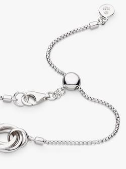 Kit Heath Bevel Trilogy Slider Bracelet, Silver - view 2, Silver
