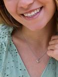 Kit Heath Blossom Flyte Honey Bee Mini Pendant Necklace, Silver/Gold