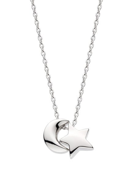 Kit Heath Miniatures Moonlight Pendant Necklace, Silver, Silver