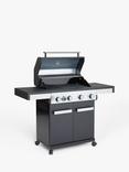 John Lewis Grillstream 4-Burner Hybrid Gas & Charcoal BBQ