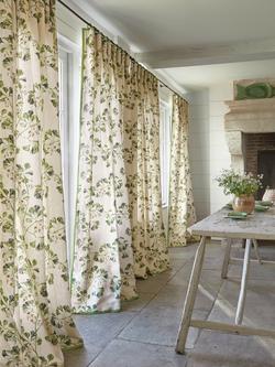 Colefax and Fowler Greenacre Furnishing Fabric - view 2, Forest Green