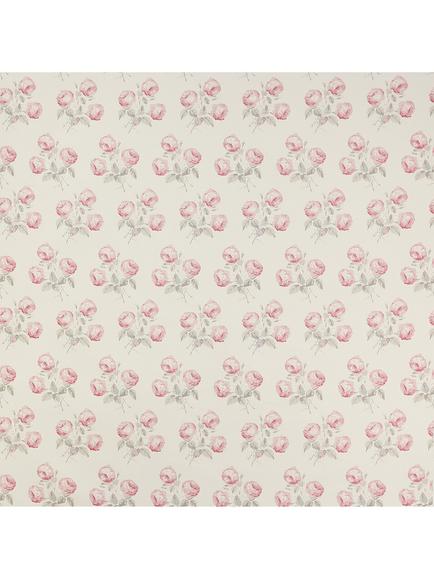 Colefax and Fowler Bowood Linen Furnishing Fabric, Pink/Grey