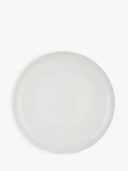 John Lewis Dine Porcelain Coupe Dinner Plates, Set of 4, 28cm, White, Seconds, White