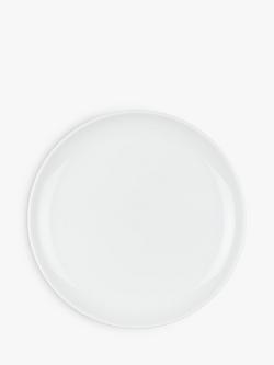 John Lewis Dine Porcelain Coupe Side Plates, Set of 4, 18.4cm, White, Seconds, White