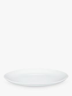 John Lewis Dine Porcelain Coupe Side Plates, Set of 4, 18.4cm, White, Seconds - view 2, White