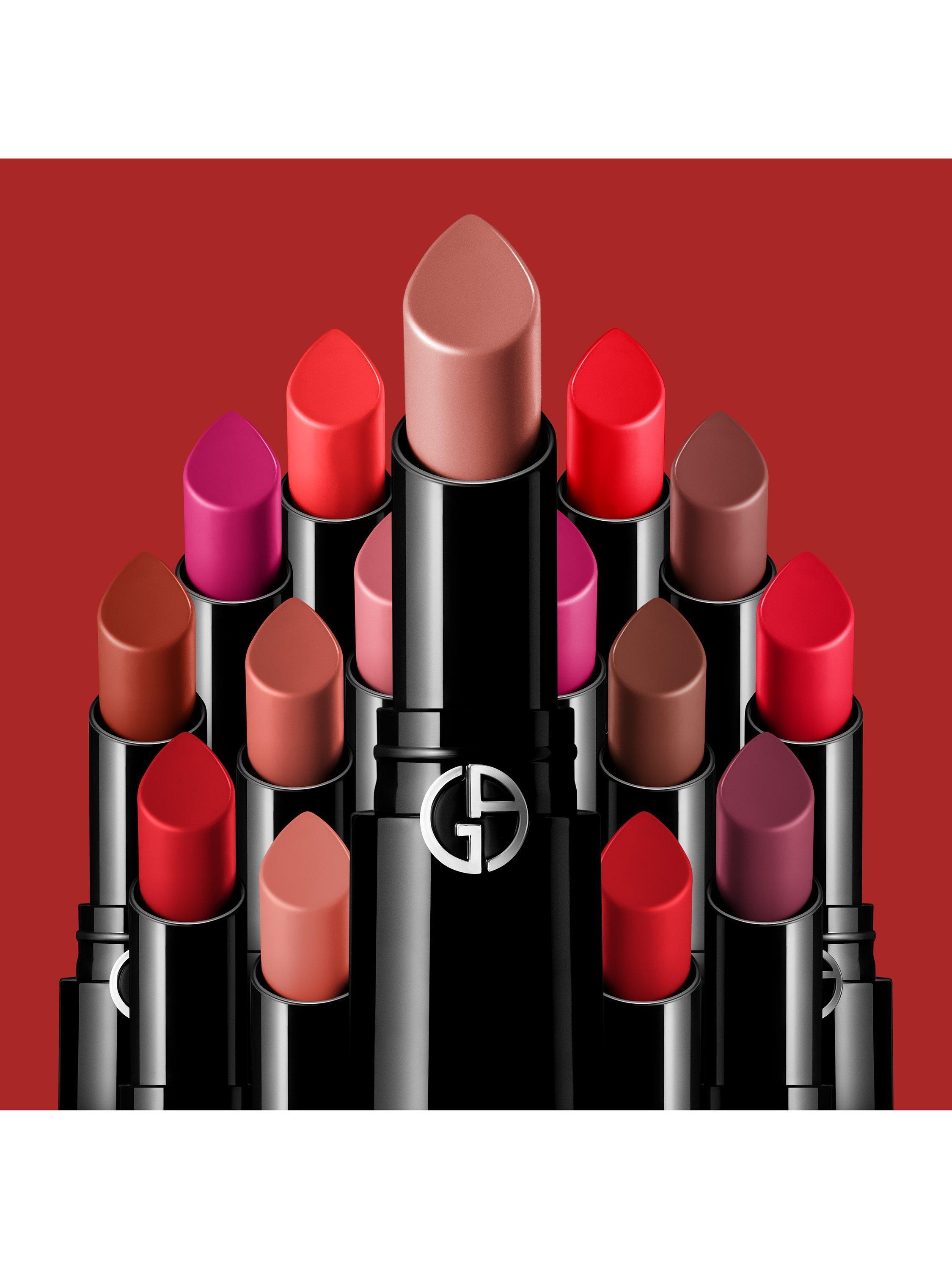 Product image 6 of 6, which shows Giorgio Armani Lip Power Vivid Colour Long Wear Lipstick, 507