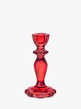 Talking Tables Boho Glass Candle Holder, Red