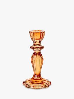 Talking Tables Boho Glass Candle Holder, Orange