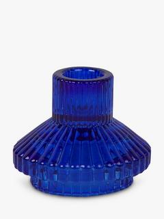 Talking Tables Midnight Forest Candle Holder, Cobalt Blue