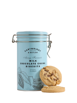 Cartwright & Butler Milk Chocolate Chunk Biscuits in Tin, 200g - view 2, Multi Multi