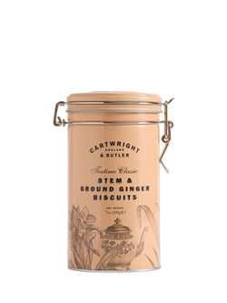 Cartwright & Butler Stem & Ground Ginger Biscuits in Tin, 200g, Multi Multi