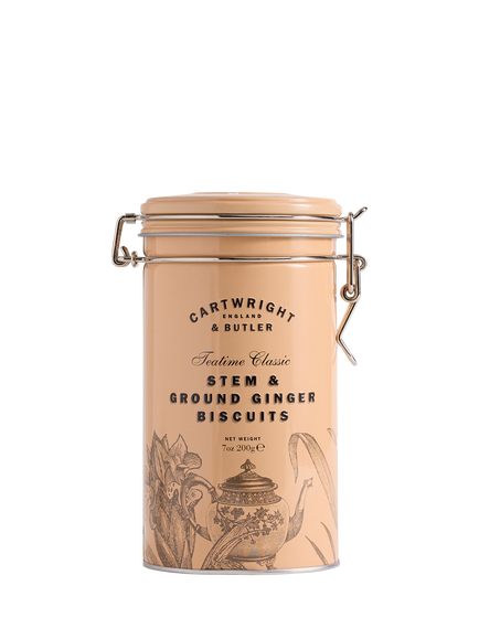 Cartwright & Butler Stem & Ground Ginger Biscuits in Tin, 200g, Multi Multi