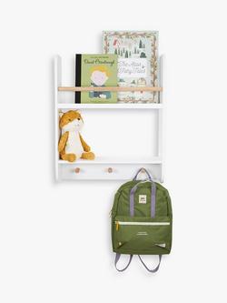 Great Little Trading Co Display Wall Shelf, White, White