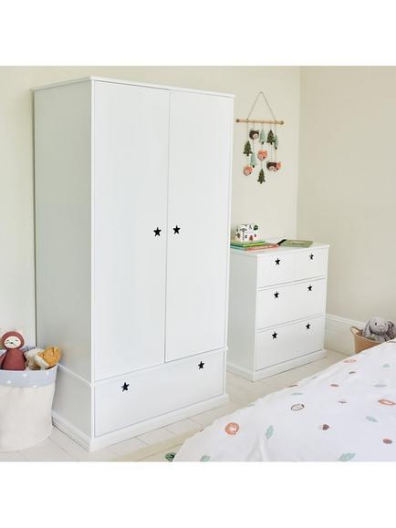 Great Little Trading Co Star Bright 4 Drawer Chest, White - view 2, White