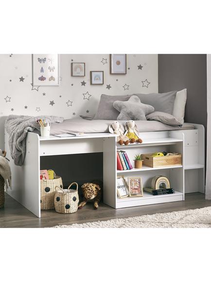 Julian Bowen Harley Mid Sleeper Bed Frame, White