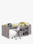 Julian Bowen Harley Mid Sleeper Bed Frame, Grey Oak