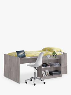 Julian Bowen Harley Mid Sleeper Bed Frame - view 2, Grey Oak