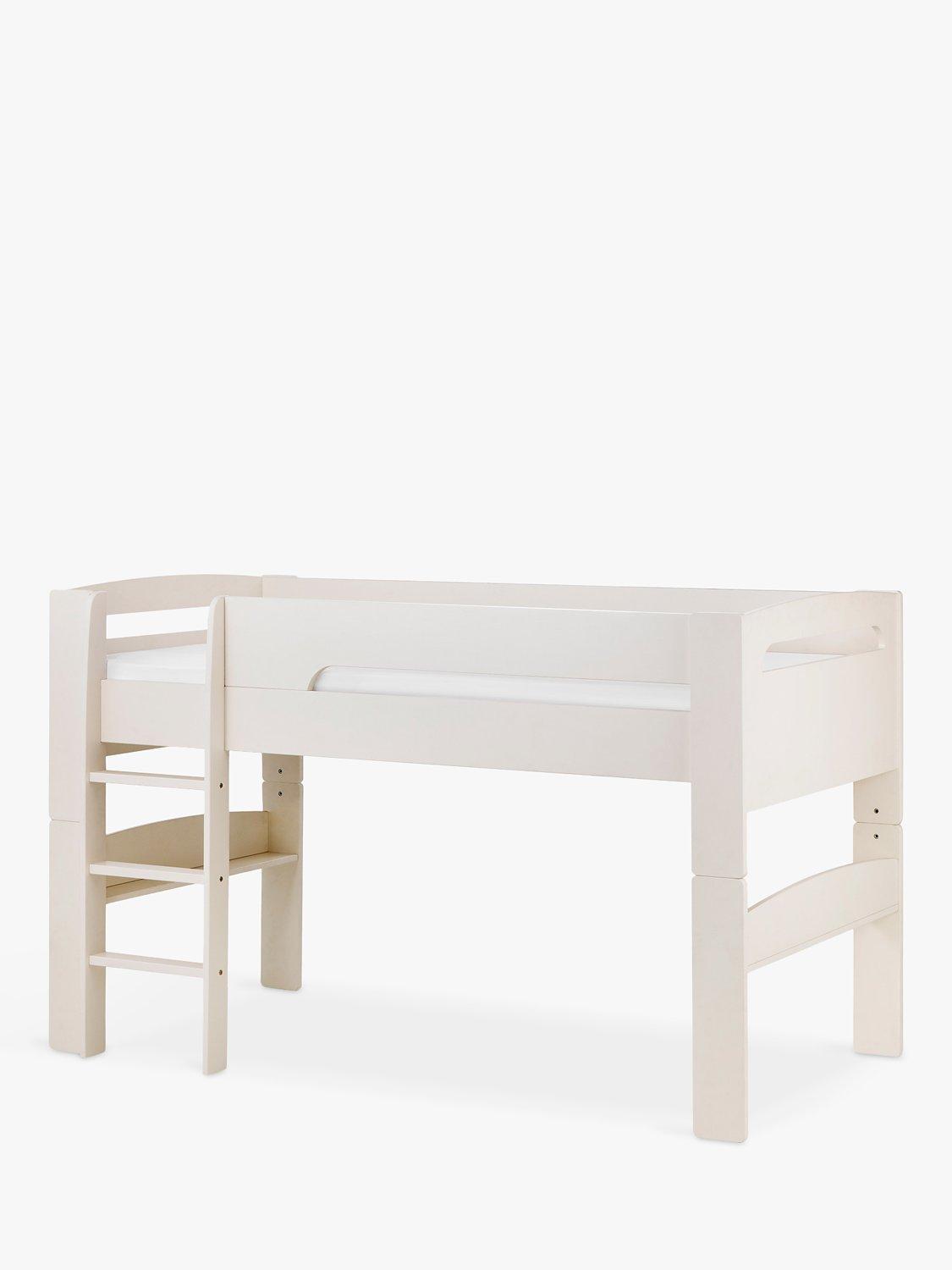 Julian Bowen Pluto Mid-Sleeper Bed Frame, Stone White £382.50