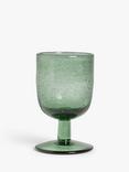 John Lewis Bubble Wine Glass, 272ml, Green