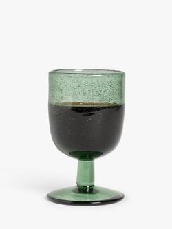 John Lewis Bubble Wine Glass, 272ml - view 2, Green