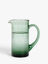 John Lewis Bubble Glass Jug, 1.1L