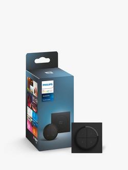 Philips Hue Tap Dial Smart Dimmer Switch, Black, Black