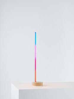 Philips Hue Signe Gradient LED Table Lamp with Bluetooth, Oak, Oak