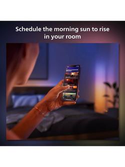 Philips Hue Signe Gradient LED Table Lamp with Bluetooth, Oak - view 2, Oak