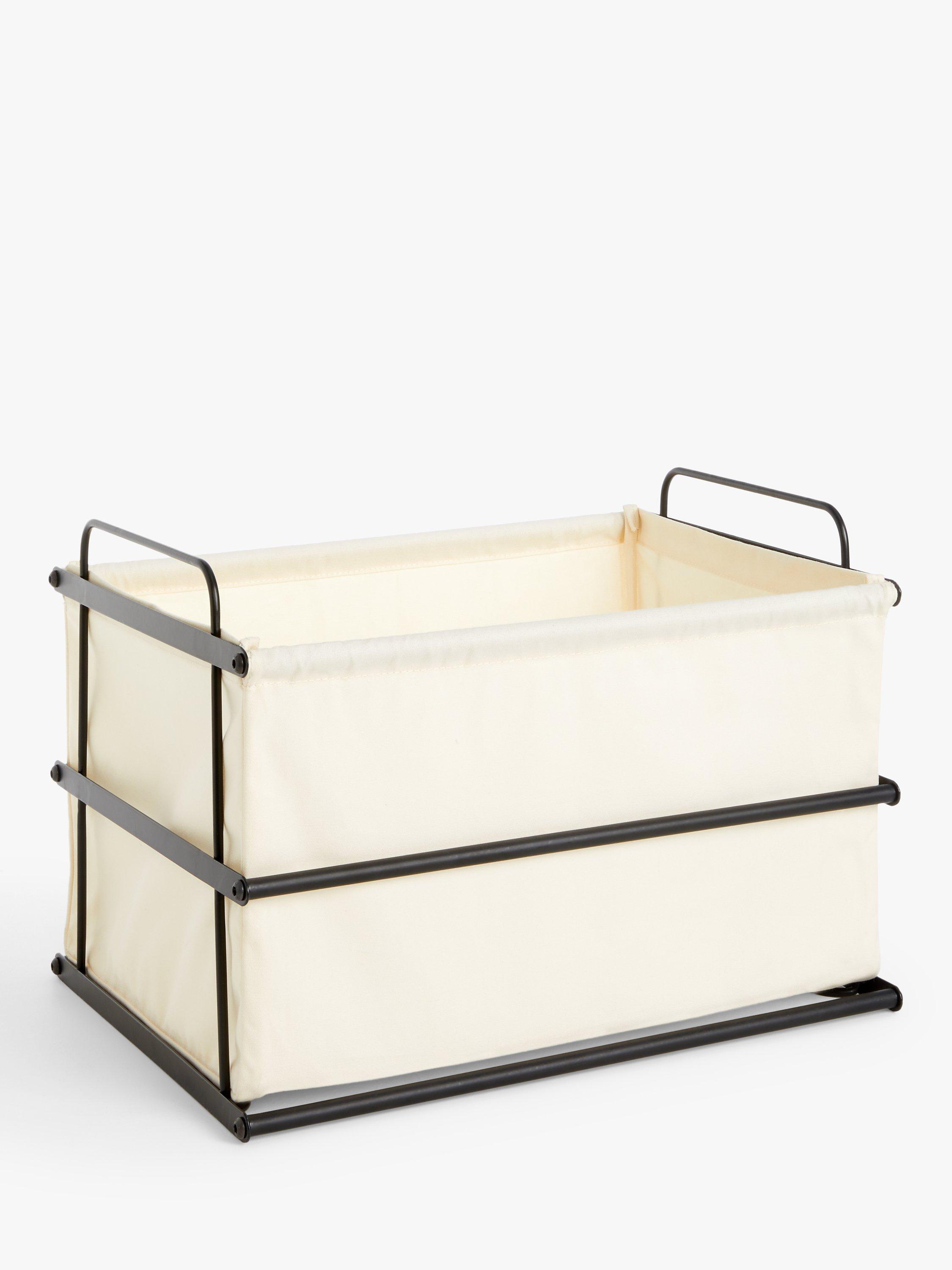 John Lewis Stackable Fabric Storage Baskets