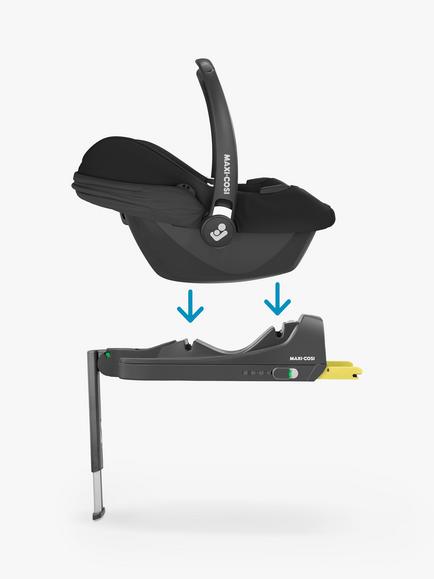 Maxi-Cosi CabrioFix i-Size Baby Car Seat and ISOFIX Base, Authentic Black