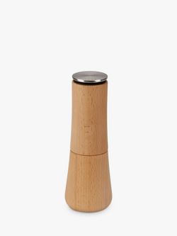Joseph Joseph No Spill Milltop Wood Pepper Mill, Natural, Natural