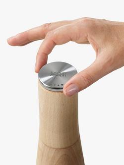 Joseph Joseph No Spill Milltop Wood Salt Mill, Natural - view 2, Natural