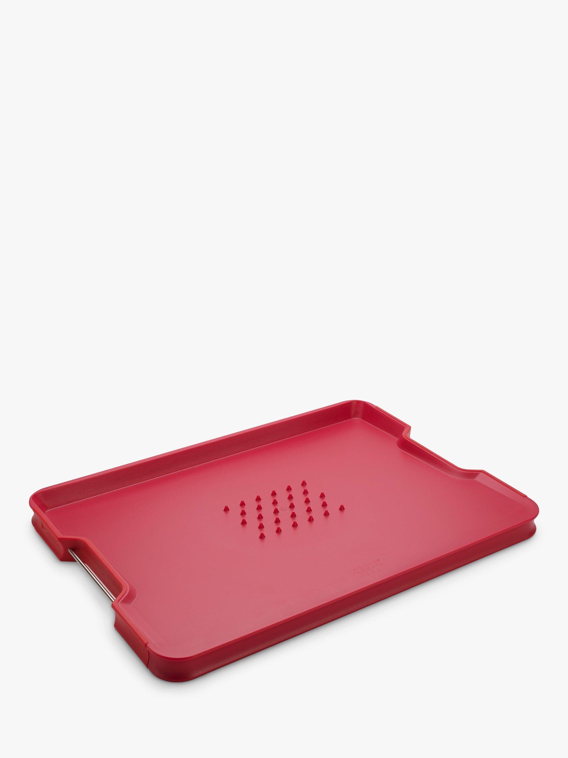 Joseph Joseph CutCarve Plus Large Chopping Board, Red