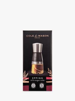 Cole & Mason Stainless Steel Oil & Vinegar Mister, Silver/Clear - view 2, Silver/Clear